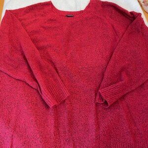 Torrid Vegan Cashmere Pullover Sweater, Jester Red, 4X